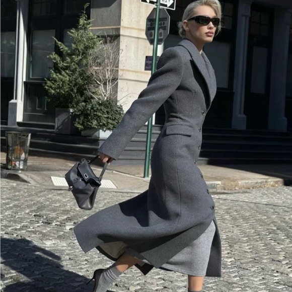 Helsa NWOT HELSA ITALIAN WOOL BLEND TOPCOAT - Picture 11 of 14